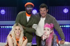 Alter Ego judges - Alanis Morissette, will.i.am, Nick Lachey, Grimes