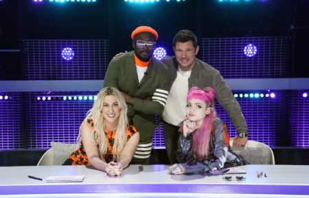 Alter Ego Judges Alanis Morissette, will.i.am, Nick Lachey, and Grimes
