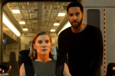 Katee Sackhoff and Samuel Anderson in Another Life - Season 2