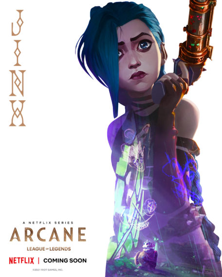 'Arcane,' Netflix & Riot Games 'League of Legends' Animated Series, Ella Purnell as Jinx