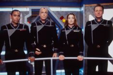 Richard Biggs, Jerry Doyle, Claudia Christian, Bruce Boxleitner in Babylon 5