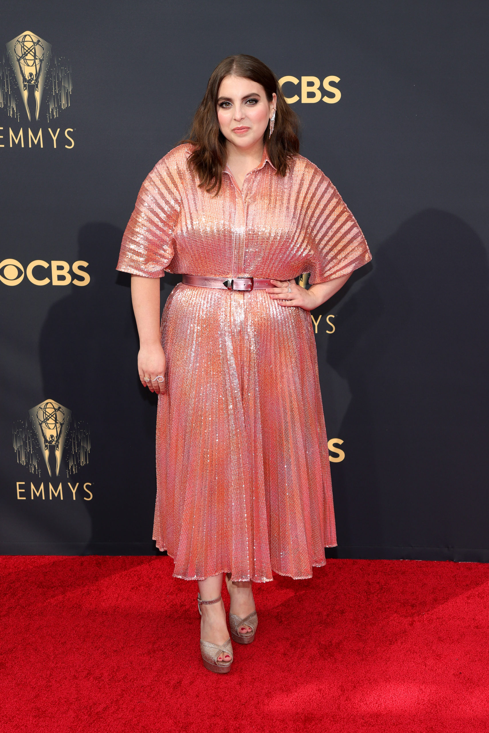 Beanie Feldstein at the 2021 Emmys