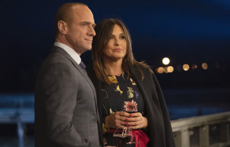 Christopher Meloni and Mariska Hargitay on Law & Order: SVU