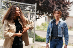 Kylie Bunbury as Cassie, Jesse James Keitel as Jerrie in Big Sky