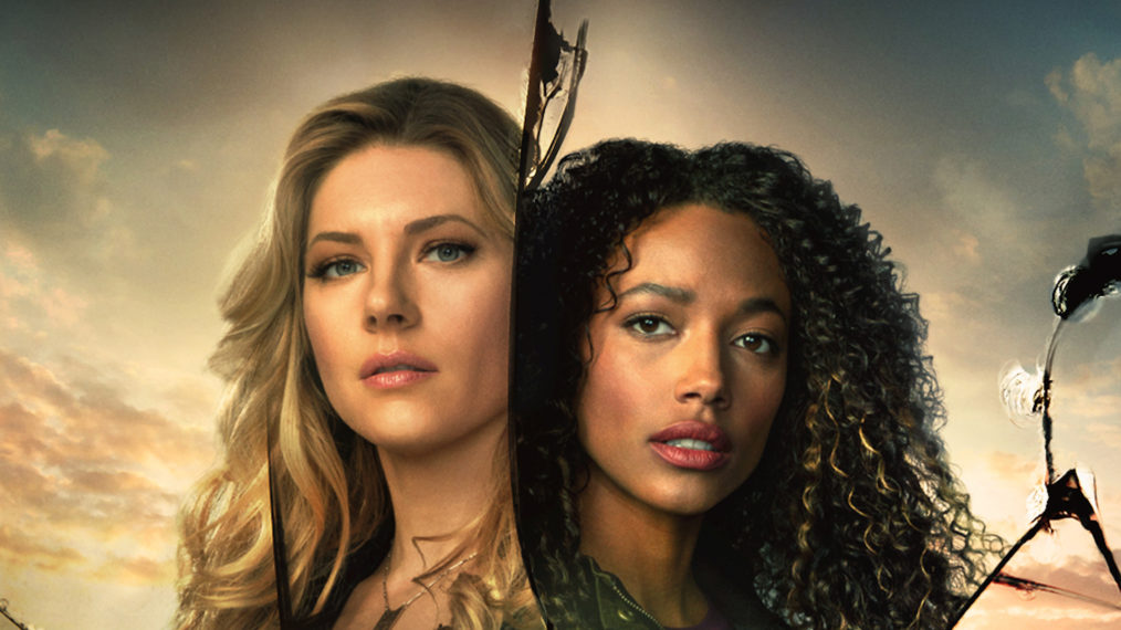 Katheryn Winnick as Jenny, Kylie Bunbury as Cassie in Big Sky