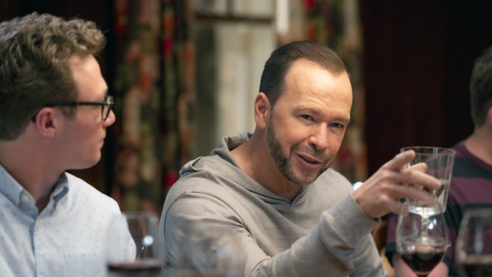 Tony Terraciano as Jack, Donnie Wahlberg as Danny in Blue Bloods