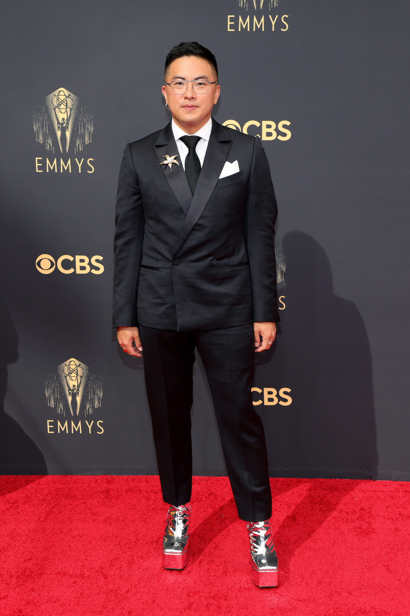 Bowen Yang at the 2021 Emmys