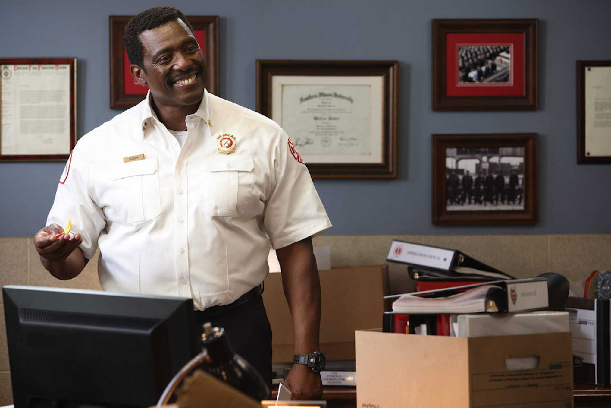 Eamonn Walker as Wallace Boden in Chicago Fire