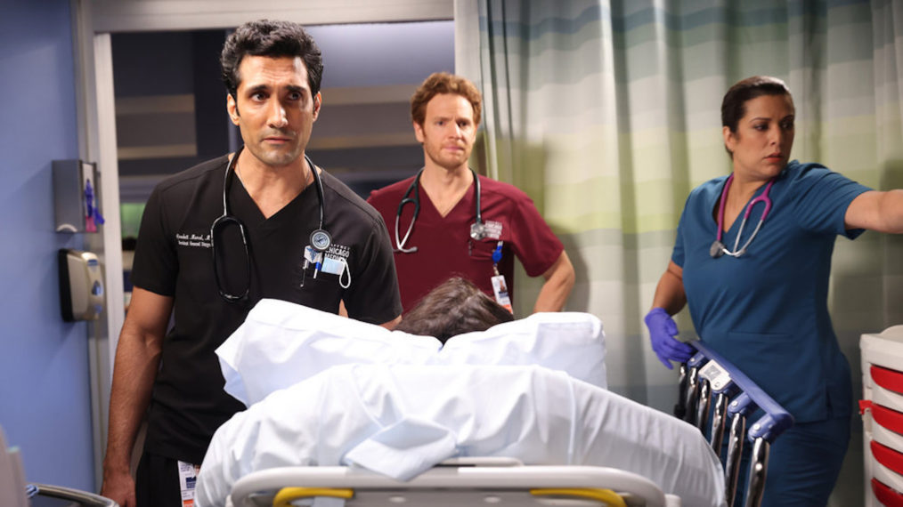 Dominic Rains as Crockett Marcel, Nick Gehlfuss as Will Halstead in Chicago Med - Season 7, 'You Can't Always Trust What You See'