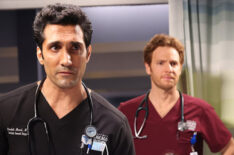 Dominic Rains as Crockett Marcel, Nick Gehlfuss as Will Halstead in Chicago Med - Season 7, 'You Can't Always Trust What You See'