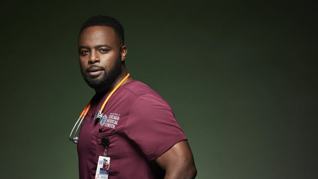 Guy Lockard as Dr. Dylan Miles in Chicago Med