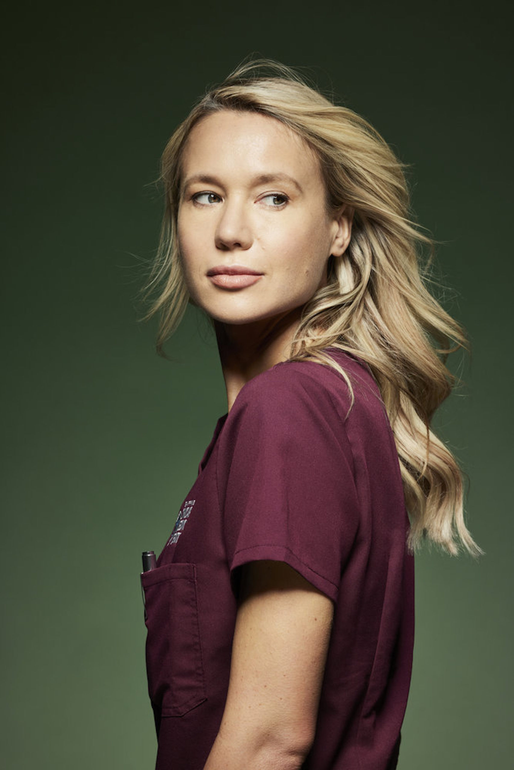 Kristen Hager as Dr. Stevie Hammer in Chicago Med