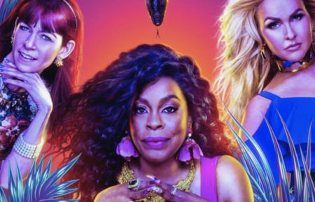 'Claws,' TNT, Season 4 Poster, Judy Reyes as Quiet Ann, Carrie Preston as Polly Marks, Niece Nash as Desna Simms, Jenn Lyon as Jennifer Husser, Karrueche Tran as Virginia Loc