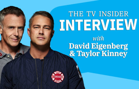 David Eigenberg and Taylor Kinney on Chicago Fire