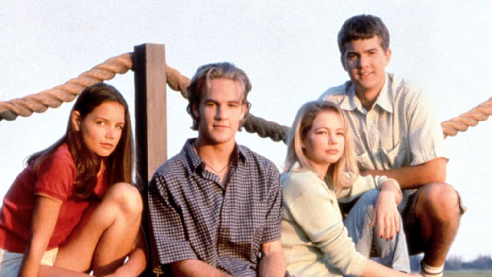 Dawson's Creek cast - Katie Holmes, James Van Der Beek, Michelle Williams, Joshua Jackson