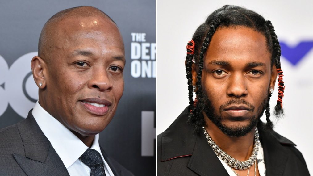 Dr. Dre and Kendrick Lamar for the Super Bowl Halftime