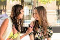 Ashley Park as Mindy and Lily Collins as Emily in Emily in Paris