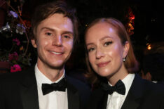 Evan Peters and Hannah Einbinder at the HBO Post Emmys Reception