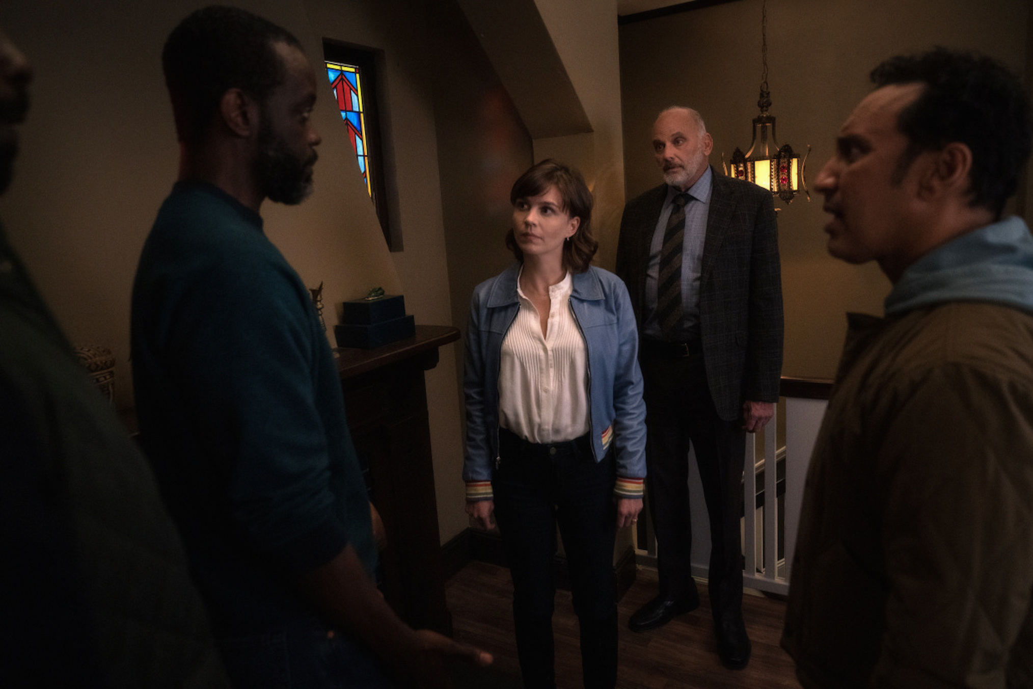 Ato Esssandoh, Katja Herbers, Kurt Fuller, Aasif Mandvi in Evil