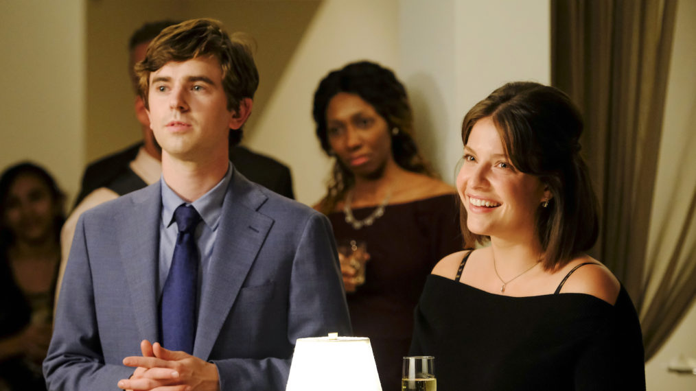 Freddie Highmore as Shaun, Paige Spara as Lea in The Good Doctor