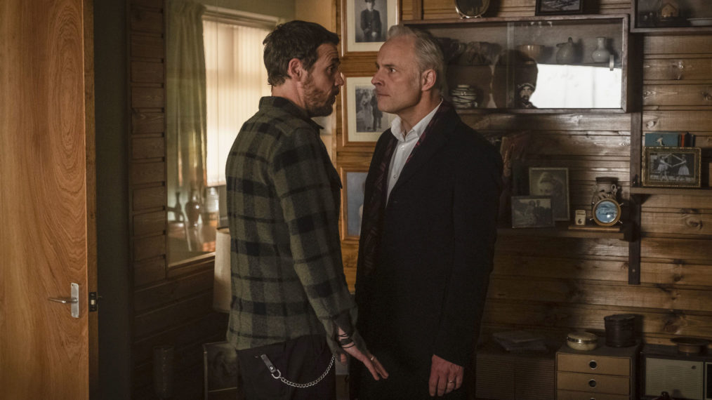 Jamie Sives as Jake, Mark Bonnar as Max in Guilt