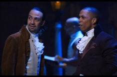 Lin-Manuel Miranda, Leslie Odom Jr. in Hamilton