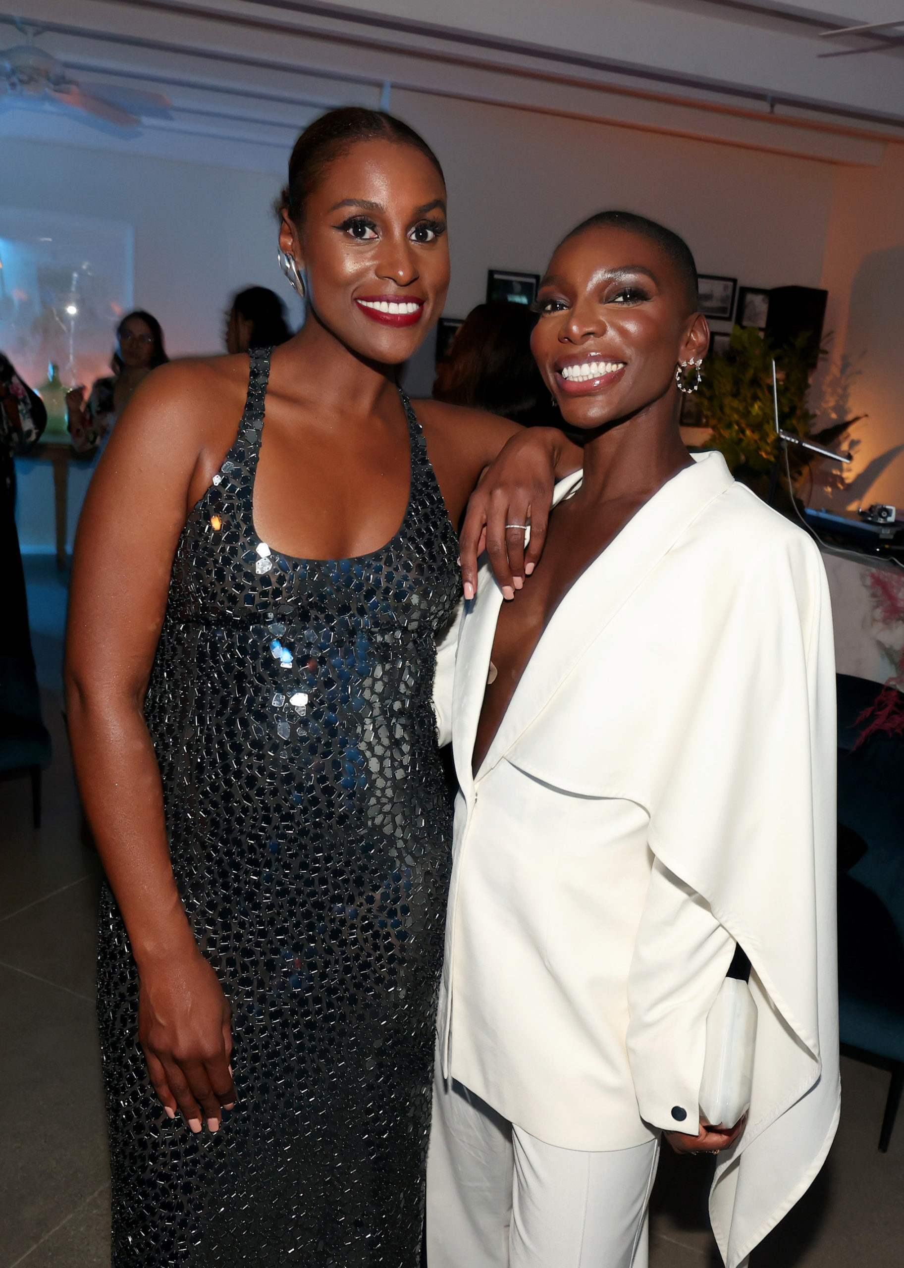 Issa Rae and Michaela Coel at the HBO/ HBO Max Post Emmys Reception.