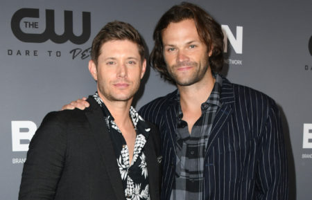 Jensen Ackles and Jared Padalecki attend the CW's Summer TCA All-Star Party in 2019