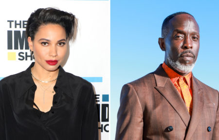 Jurnee Smollett and Michael K. Williams