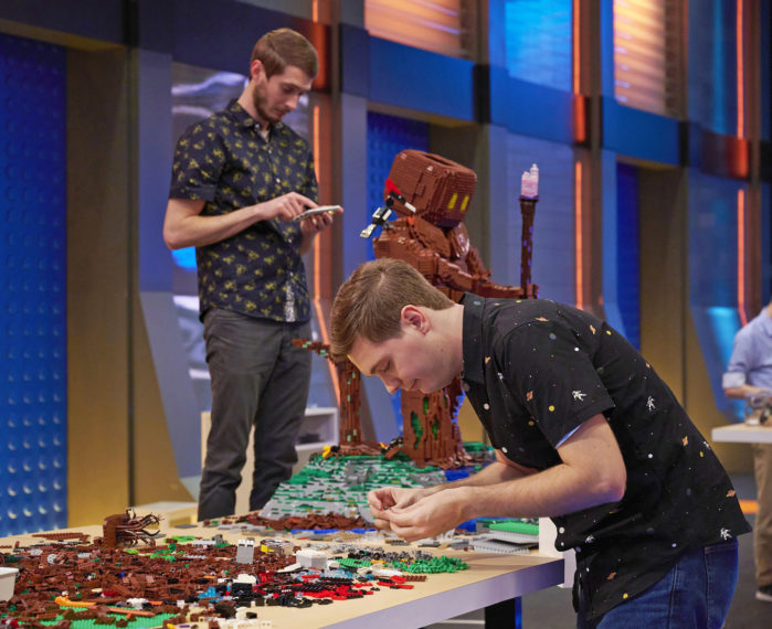 Steven and Mark in LEGO Masters