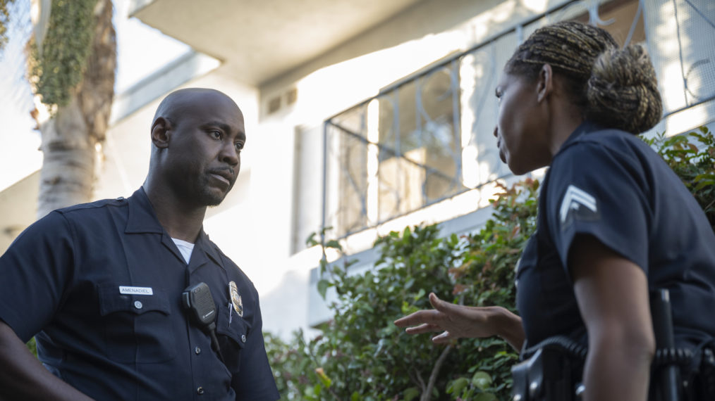 D.B. Woodside as Amenadiel in Lucifer