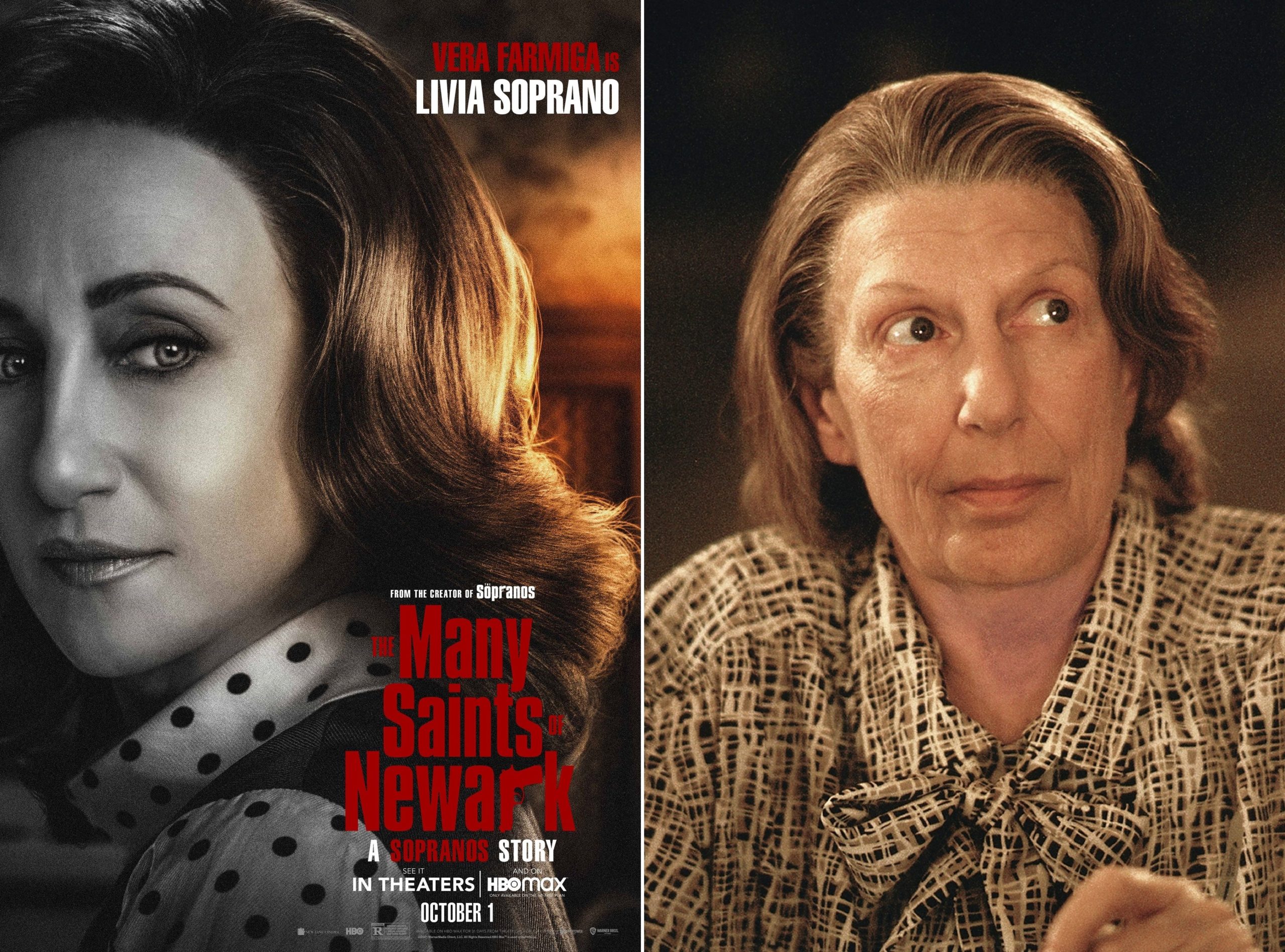 The Many Saints of Newark The Sopranos Vera Farmiga Nancy Marchand Livia Soprano