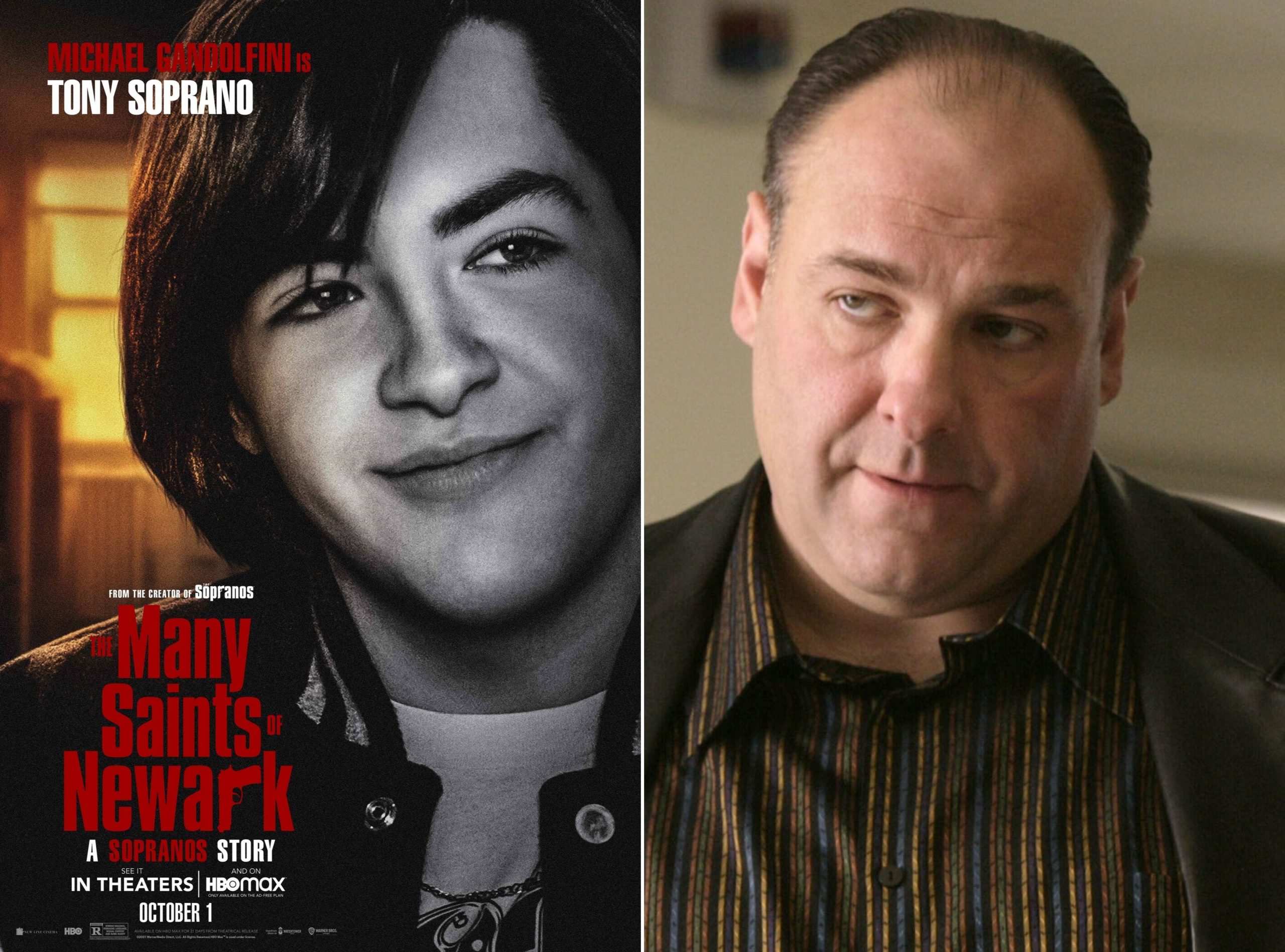 Many Saints of Newark and The Sopranos Tony Soprano James Michael Gandolfini