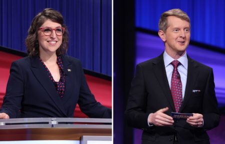 Mayim Bialik, Ken Jennings in Jeopardy