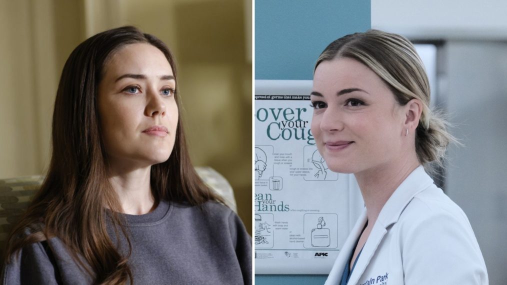 Megan Boone in The Blacklist and Emily VanCamp in The Resident