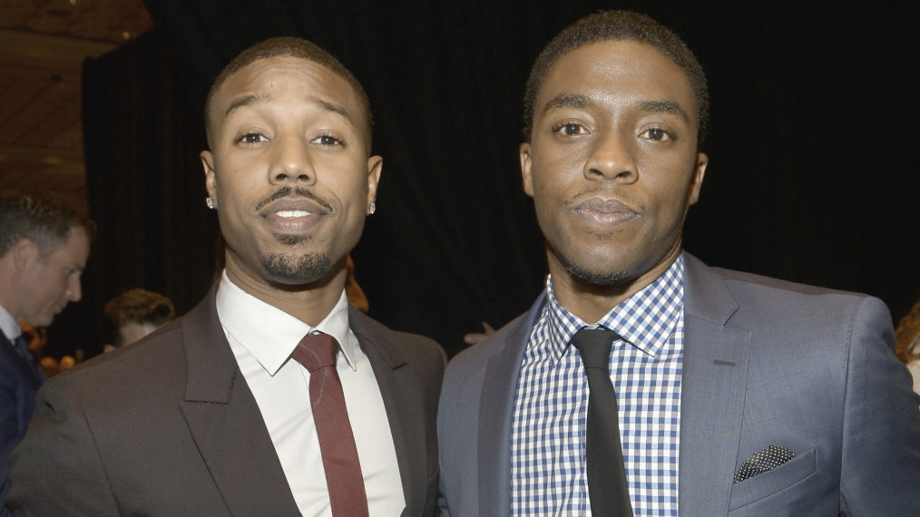 Michael B. Jordan and Chadwick Boseman