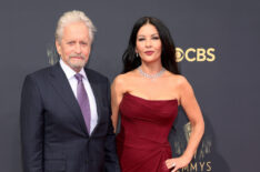 Michael Douglas and Catherine Zeta-Jones at the 2021 Emmys