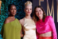 Moses Ingram, Anya Taylor-Joy, and Marielle Heller at the Emmys