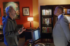 Gary Cole as Parker, Rocky Carroll as Vance in NCIS