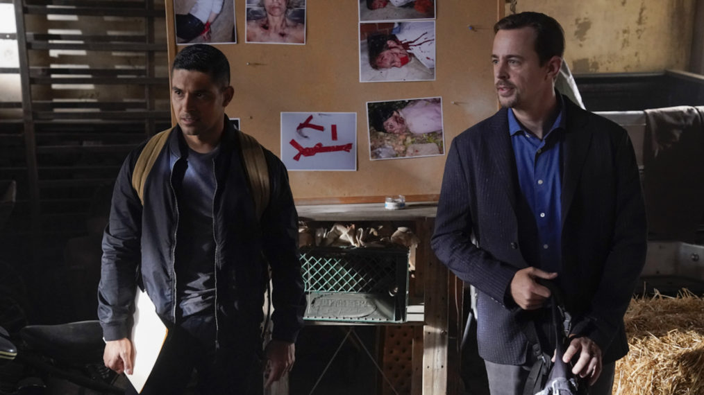 Wilmer Valderrama as Torres, Sean Murray as McGee in NCIS