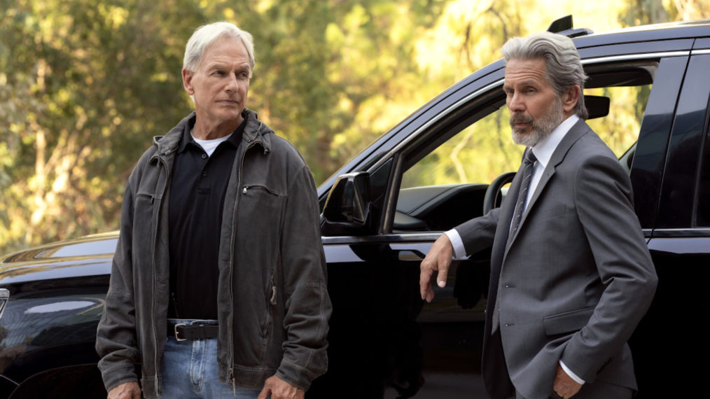 Mark Harmon as Gibbs, Gary Cole as Parker in NCIS