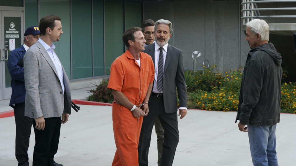 Sean Murray, Jason Wiles, Gary Cole, Mark Harmon in NCIS