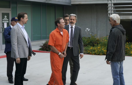 Sean Murray, Jason Wiles, Gary Cole, Mark Harmon in NCIS