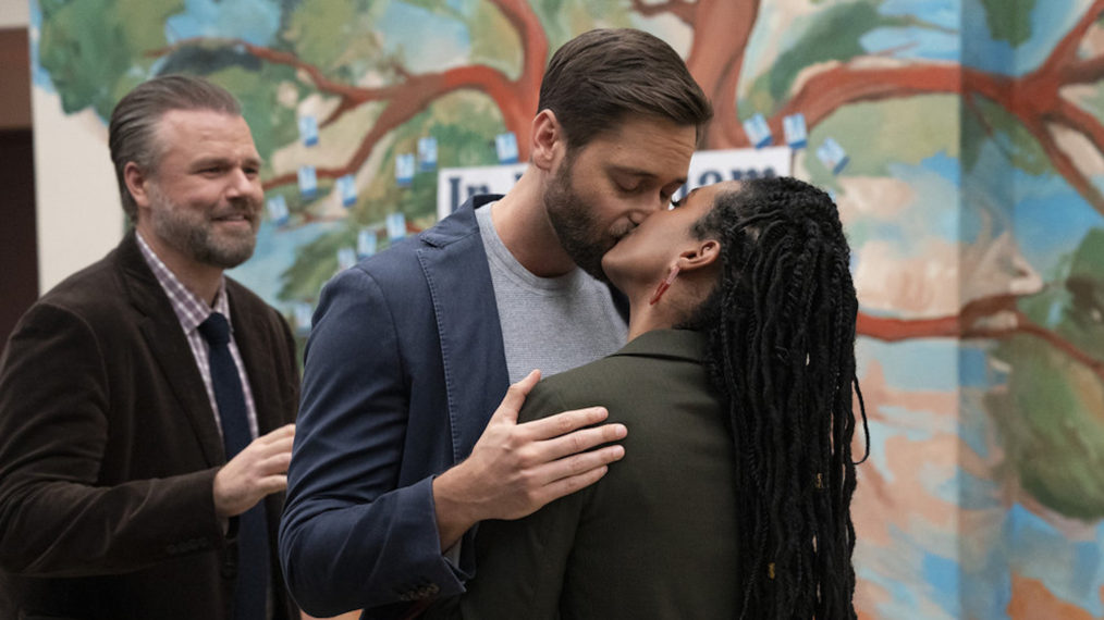 Tyler Labine, Ryan Eggold, Freema Agyeman in New Amsterdam