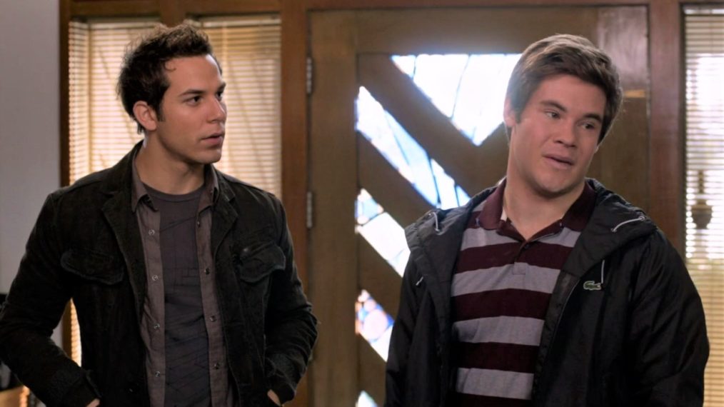 Skylar Astin and Adam Devine in Pitch Perfect