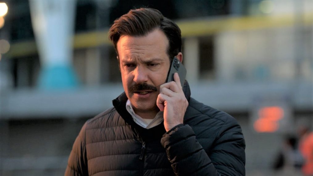 Ted Lasso - Season 2 - Jason Sudeikis on his phone