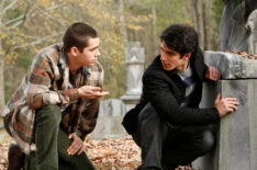 Dylan O'Brien as Stiles and Tyler Posey as Scott in Teen Wolf