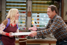 The Conners, Season 4 - Lecy Goranson and John Goodman as Becky and Dan