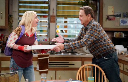 The Conners, Season 4 - Lecy Goranson and John Goodman as Becky and Dan