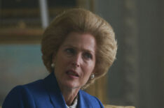 Gillian Anderson as Margaret Thatcher in The Crown